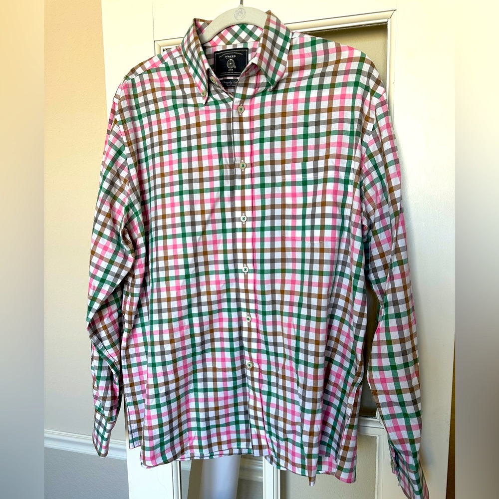 Maker and Co men’s button down L
